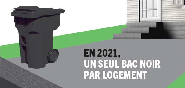 Read more about the article Un seul bac noir par logement