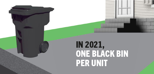 Read more about the article One black bin per unit