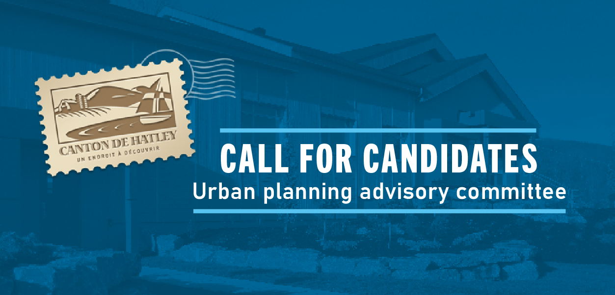 Call for candidates – urban planning advisory committee