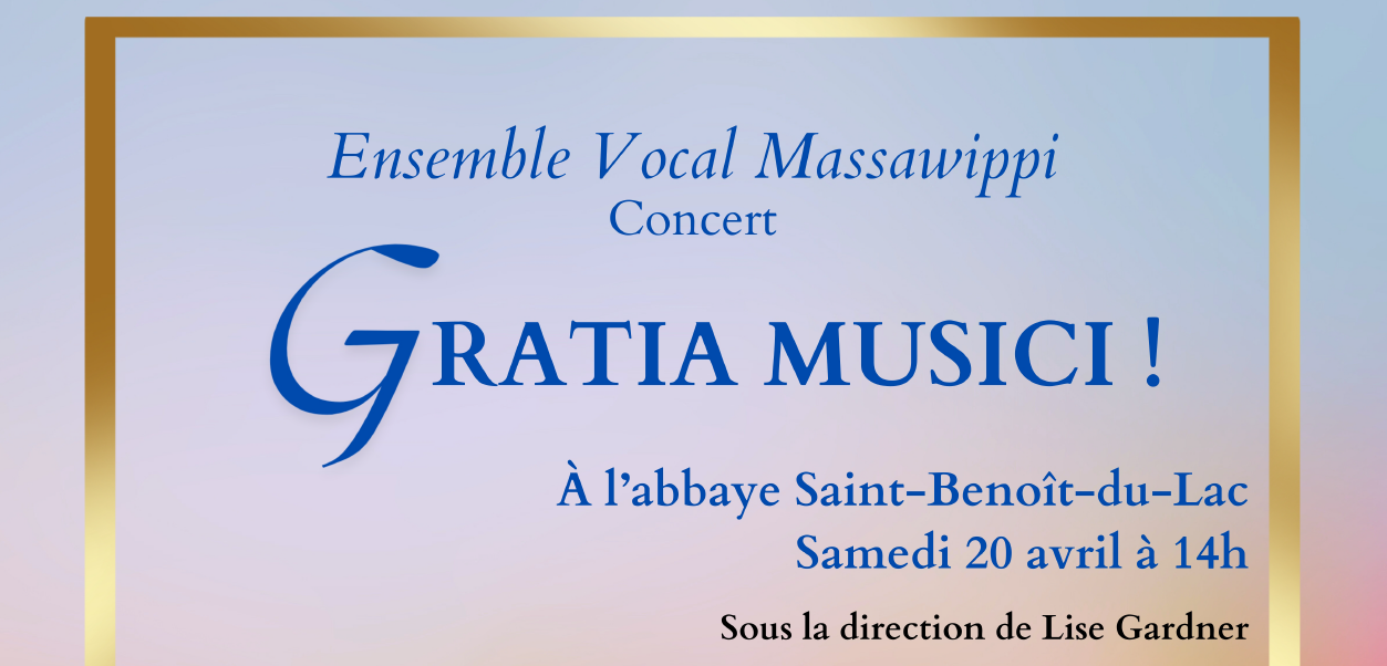 You are currently viewing Concert du printemps de l’Ensemble Vocal Massawippi
