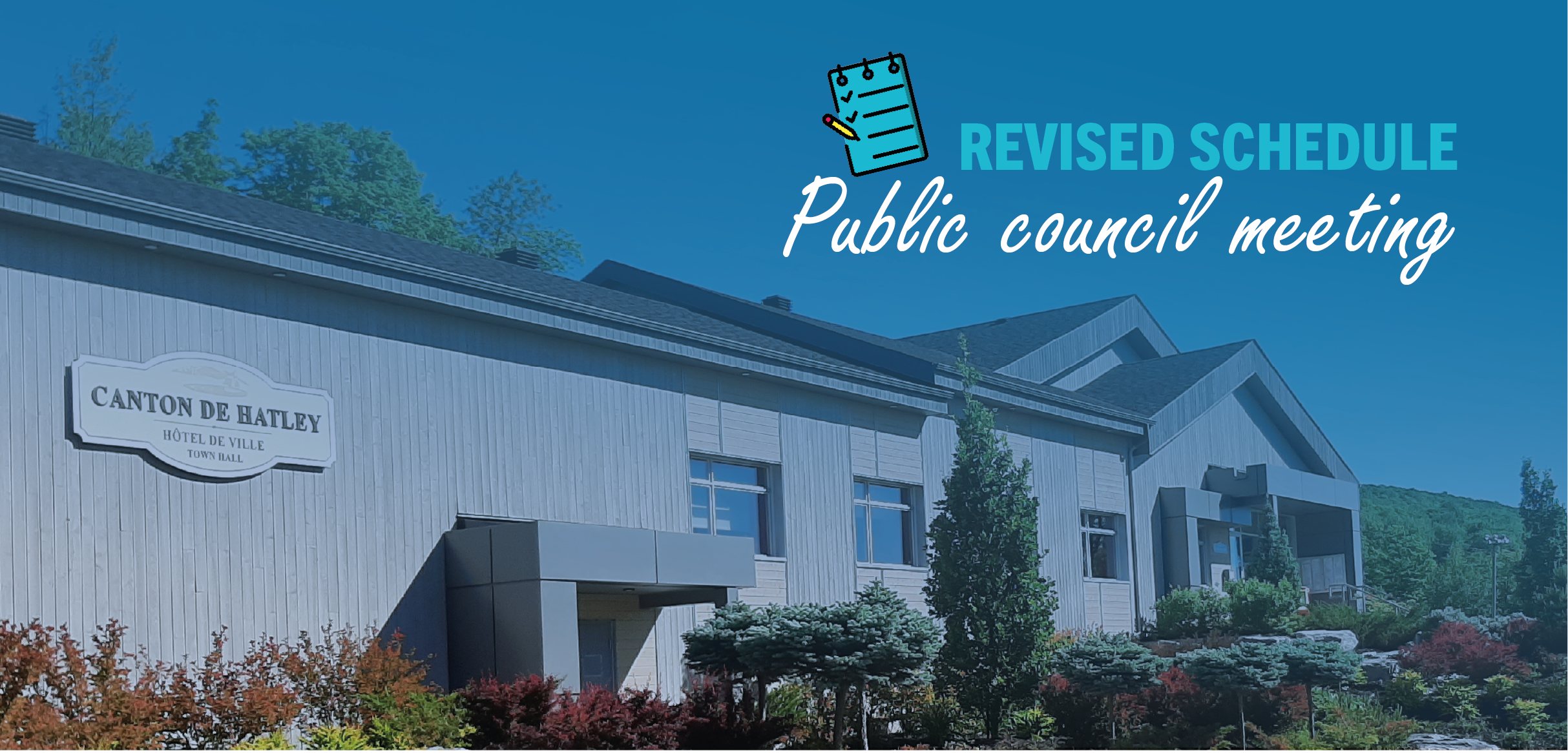 You are currently viewing Council meetings – Revised schedule 